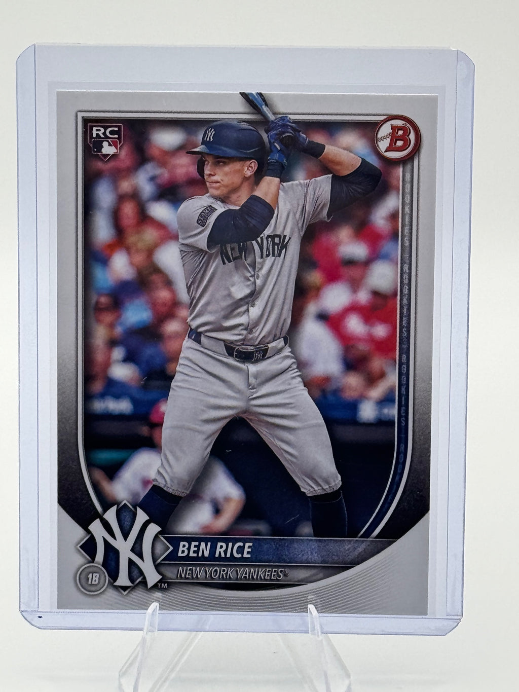 2025 Bowman Ben Rice #85 New York Yankees Near Mint or Better