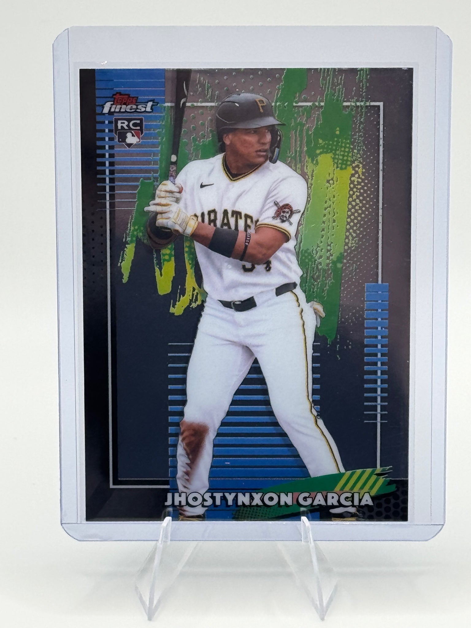 2026 Topps Finest Jhonstynxon Garcia #20 Common Pittsburgh Pirates Near Mint