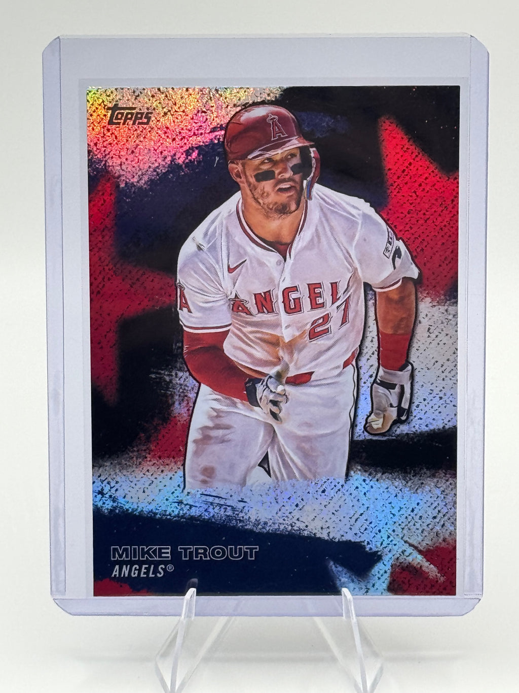 2026 Topps Mike Trout #SMLB-7 Stars of MLB Crackle Foil Los Angeles Angels NM