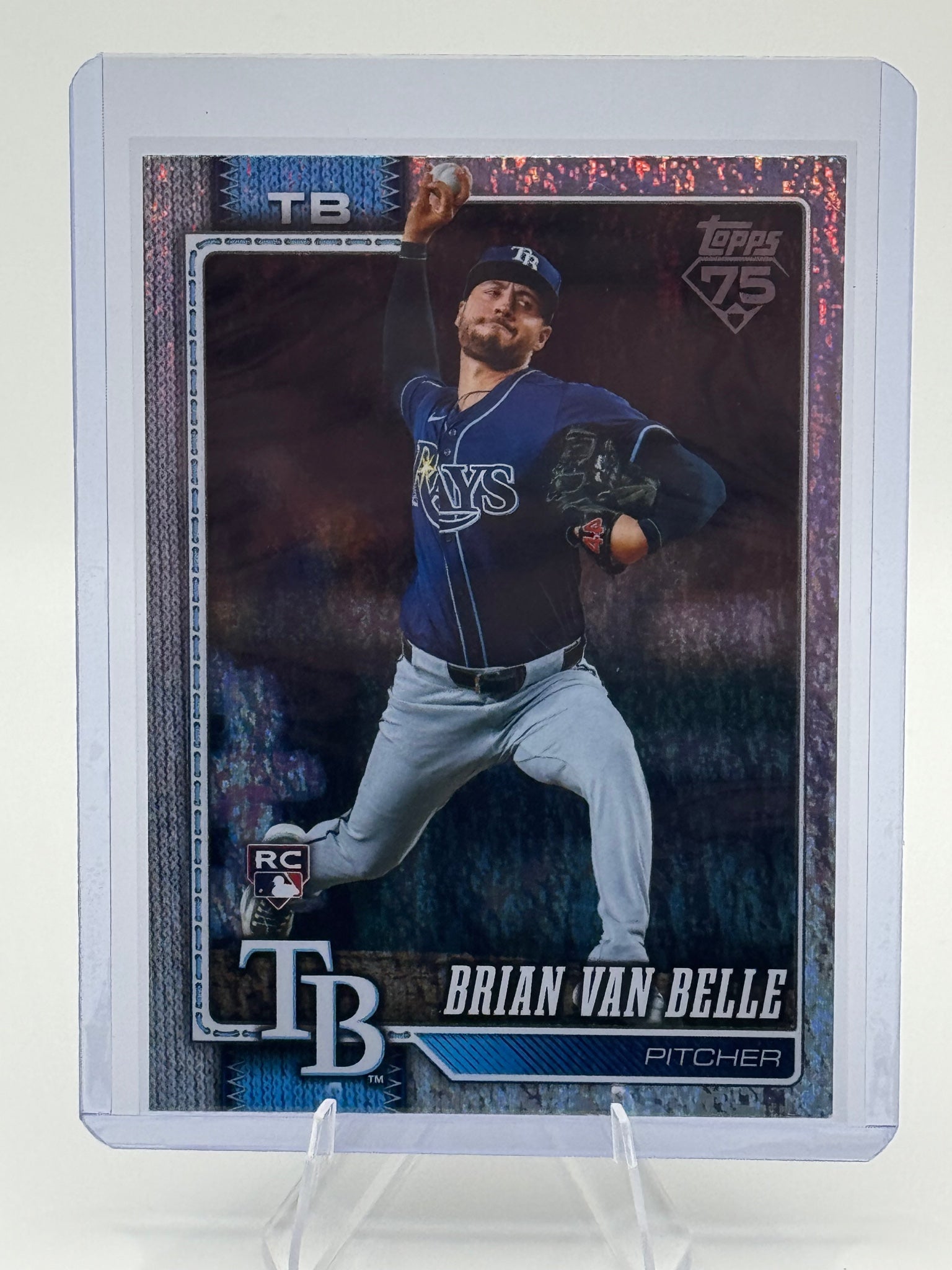 2026 Topps Brian Van Belle #381 Holo Foil Tampa Bay Rays Near Mint or Better