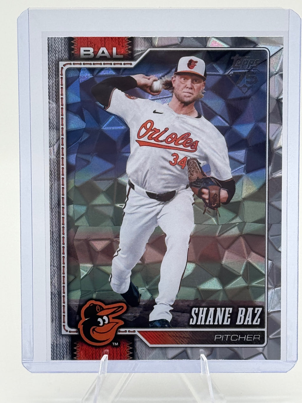 2026 Topps Shane Baz #475 Diamante Foil Baltimore Orioles Near Mint or Better