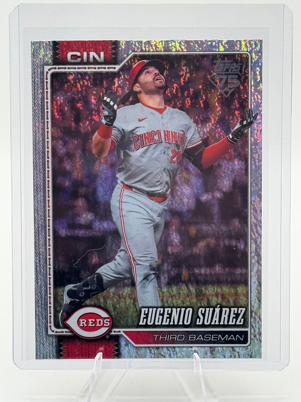 2026 Topps Eugenio Suárez #446 Holo Foil Cincinnati Reds Near Mint or Better