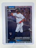 2026 Topps Heriberto Hernández #578 Holo Foil Miami Marlins Near Mint or Better