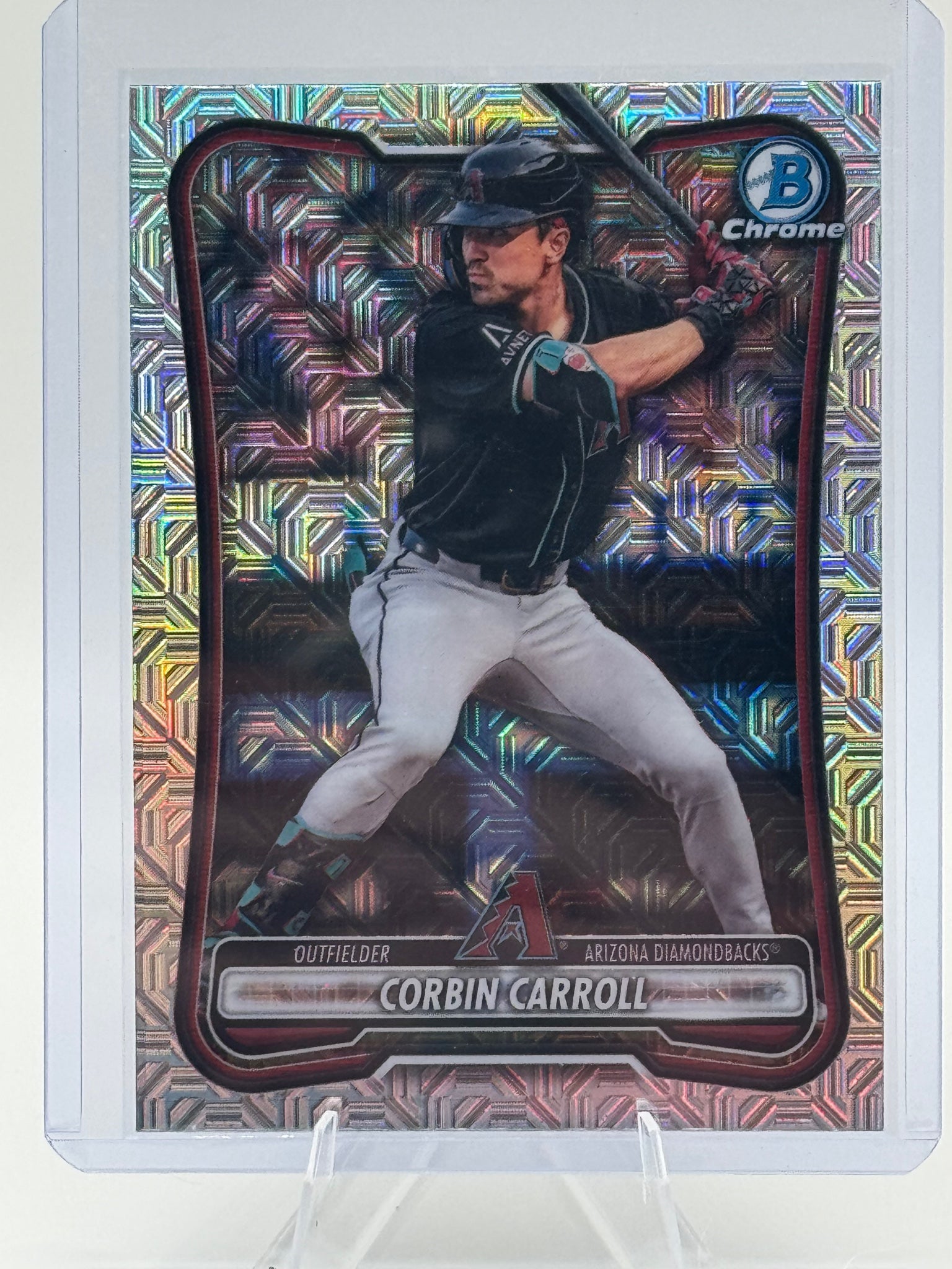 2026 Bowman Corbin Carroll #80 Chrome Mojo Refractors Arizona Diamondbacks NM