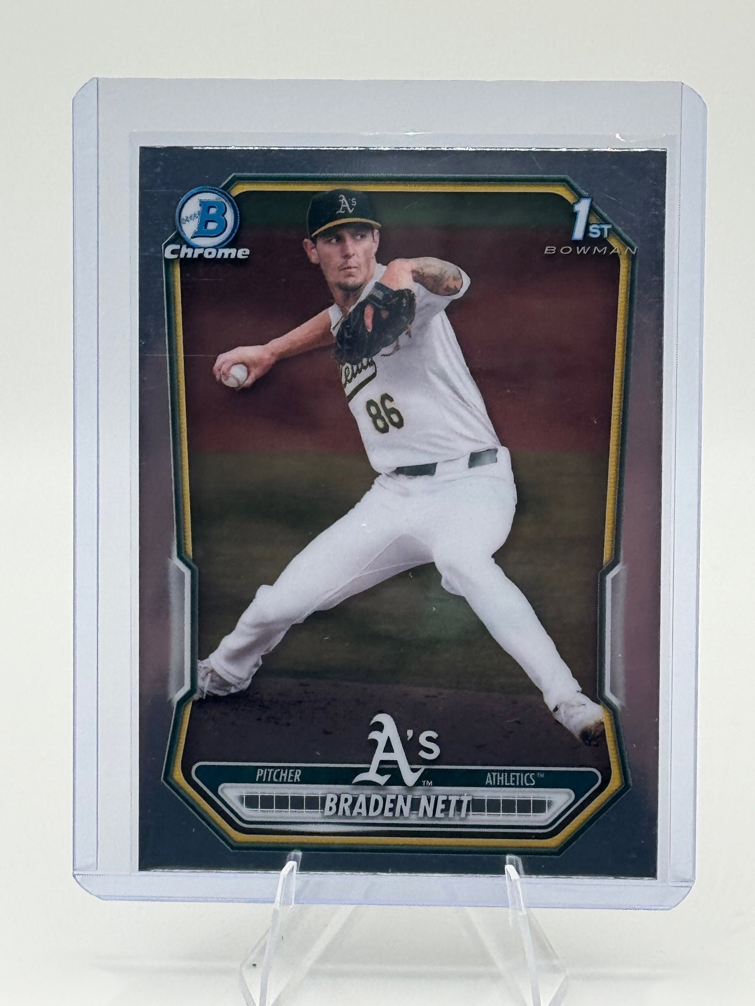 2026 Bowman Braden Nett #BCP-137 Chrome Prospects Athletics Near Mint or Better