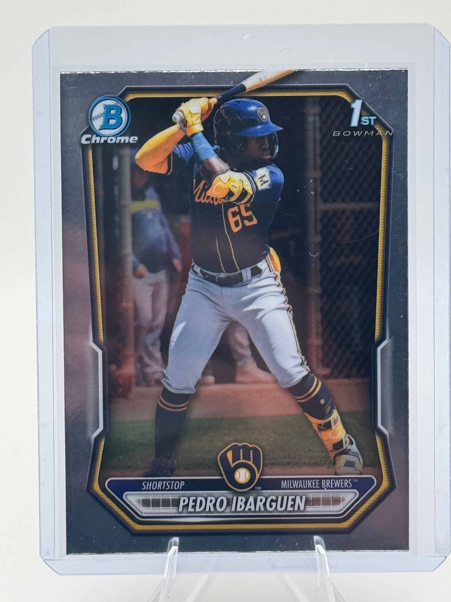 2026 Bowman Pedro Ibarguen #BCP-140 Chrome Prospects Milwaukee Brewers Near Mint