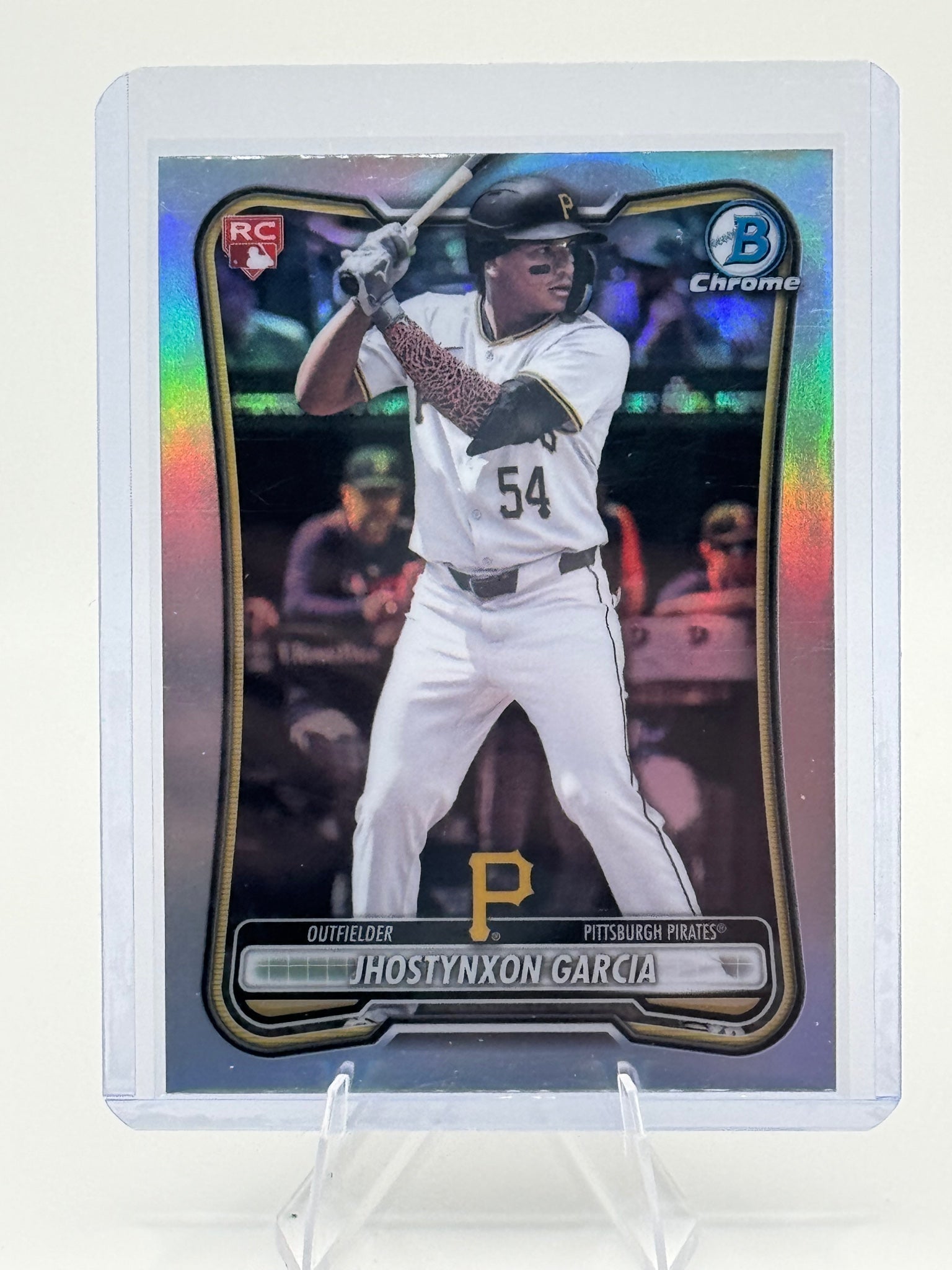 2026 Bowman Jhostynxon Garcia #12 Red RC Logo Pirates NM