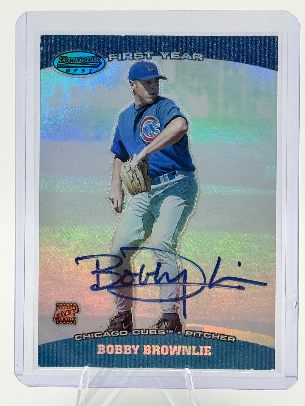 2004 Bowman's Best Bobby Brownlie #BB-BB Autograph Chicago Cubs Near Mint