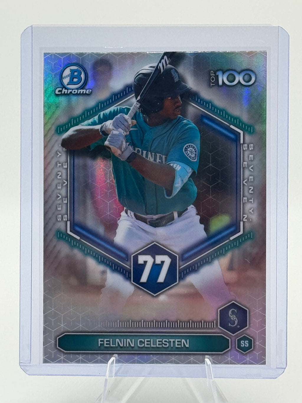 2026 Bowman Felnin Celesten #BTP-77 Bowman Scouts' Top 100 Seattle Mariners NM