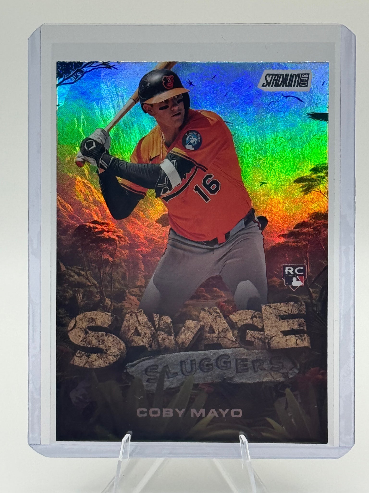 2025 Stadium Club Coby Mayo #SS-22 Savage Sluggers Baltimore Orioles Near Mint