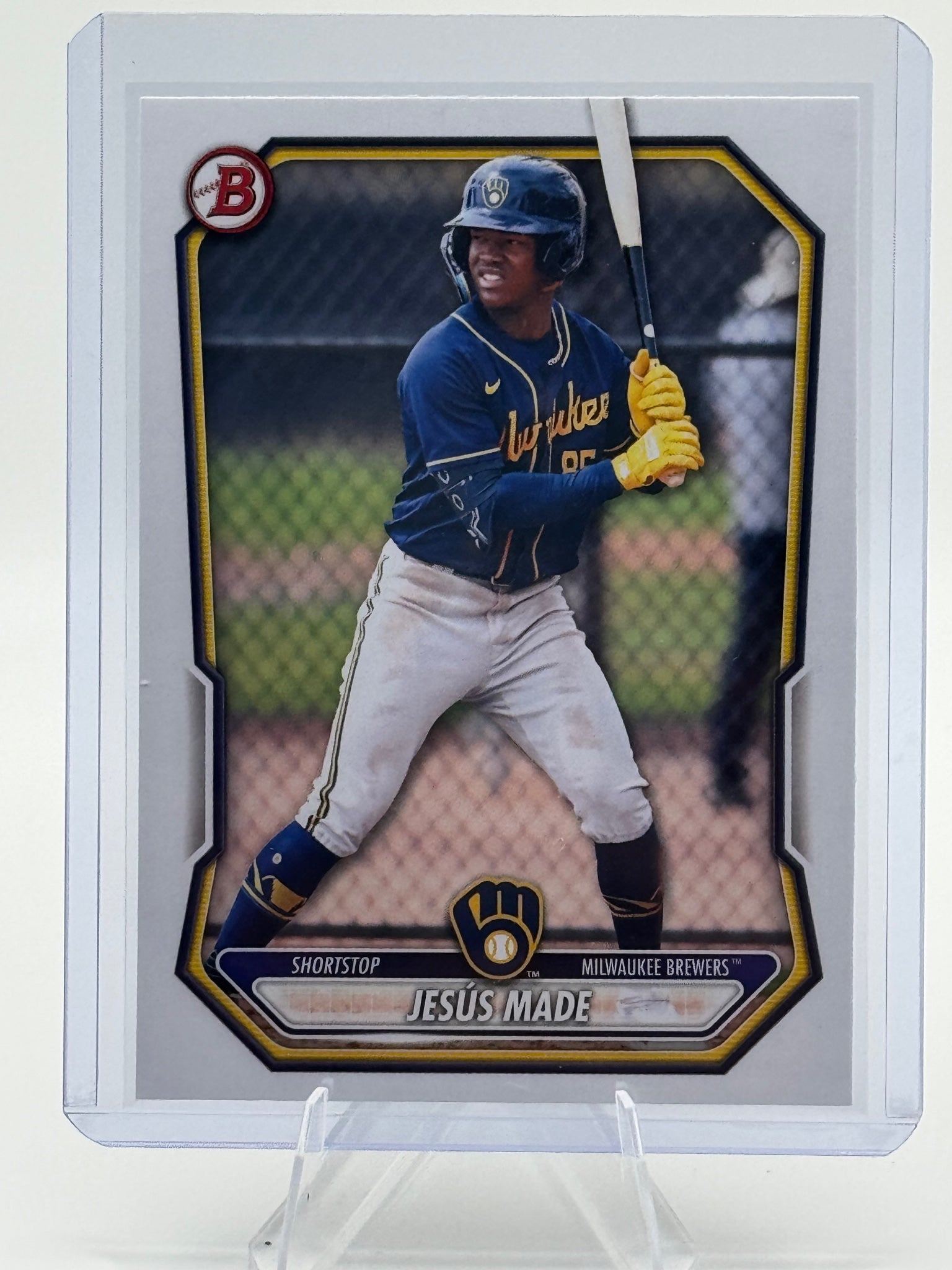 2026 Bowman Jesús Made #BP-96 Prospects Milwaukee Brewers Near Mint or Better