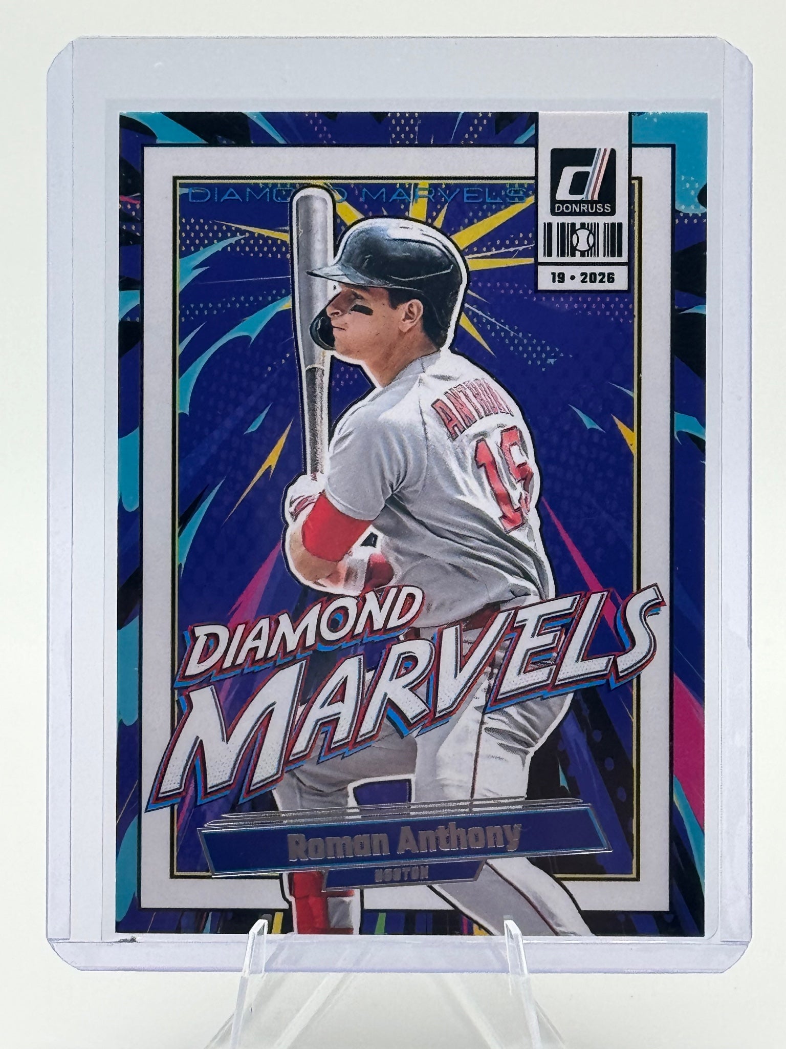 2026 Donruss Roman Anthony #11 Diamond Marvels Boston Red Sox Near Mint