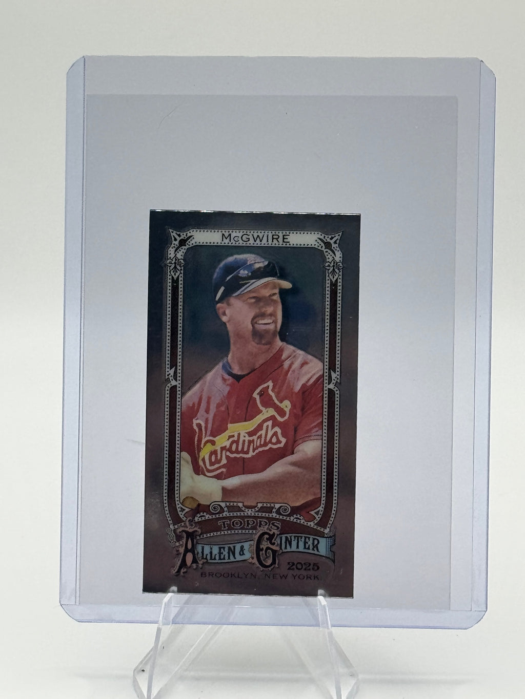 2025 Topps Allen & Ginter Mark McGwire #2 Chrome Mini St. Louis Cardinals NM