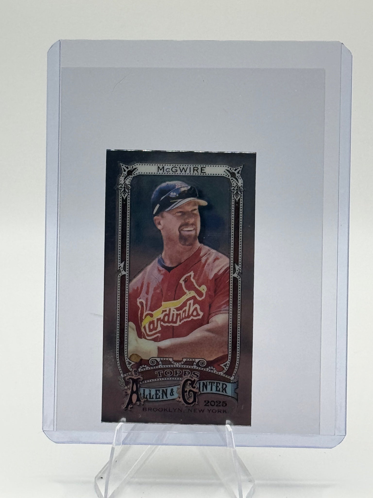 2025 Topps Allen & Ginter Mark McGwire #2 Chrome Mini St. Louis Cardinals NM