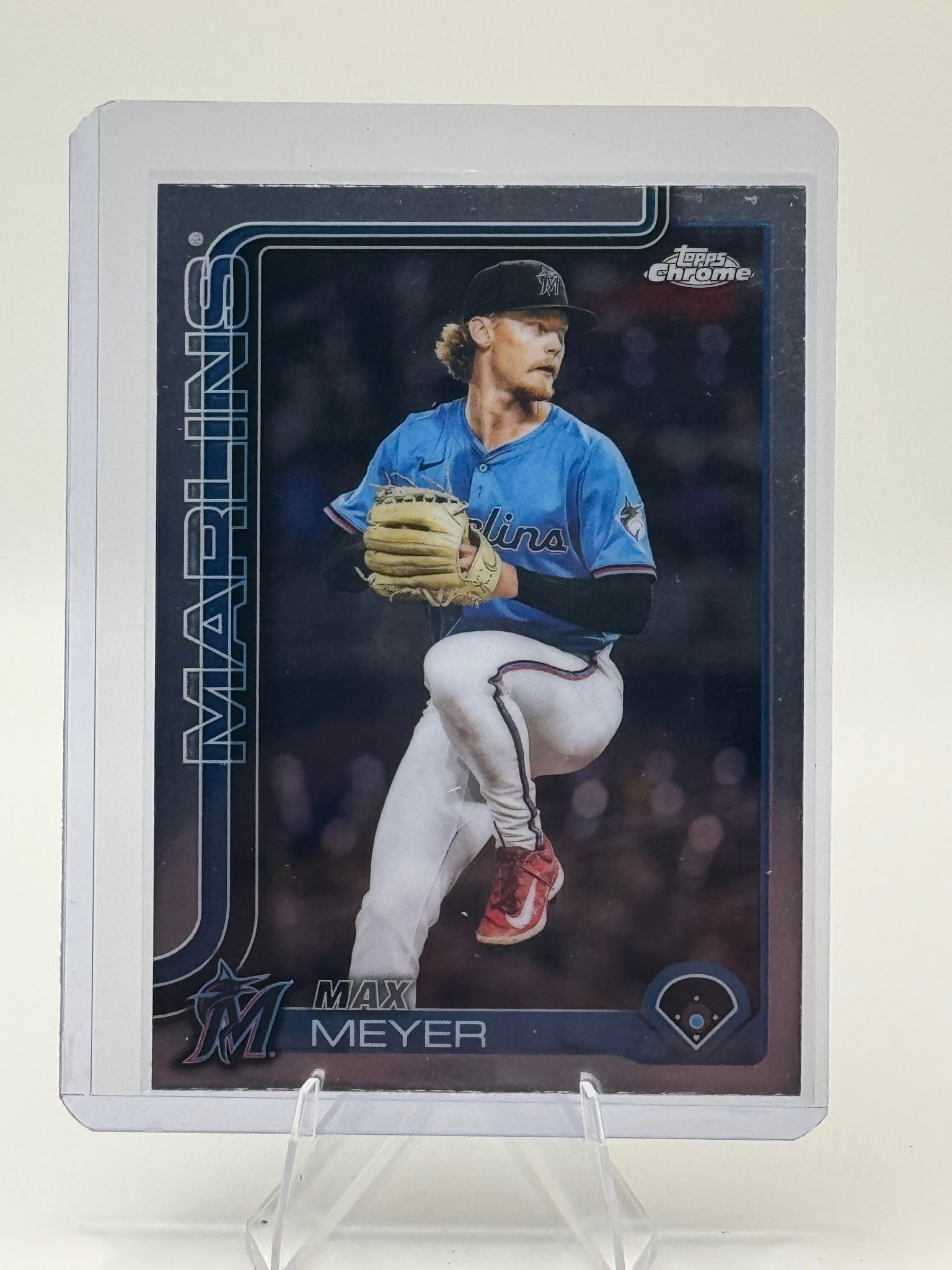 2025 Topps Chrome Update Max Meyer #USC183 Miami Marlins Near Mint or Better