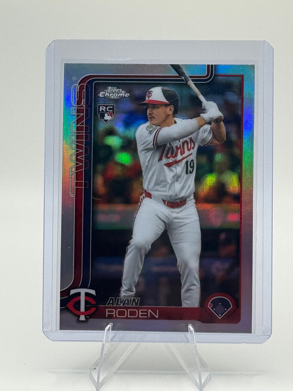 2025 Topps Chrome Update Alan Roden #USC41 Refractors Minnesota Twins Near Mint