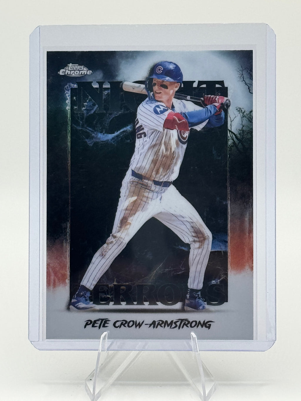2025 Topps Chrome Update Pete Crow-Armstrong #NT-23 Night Terrors Cubs NM