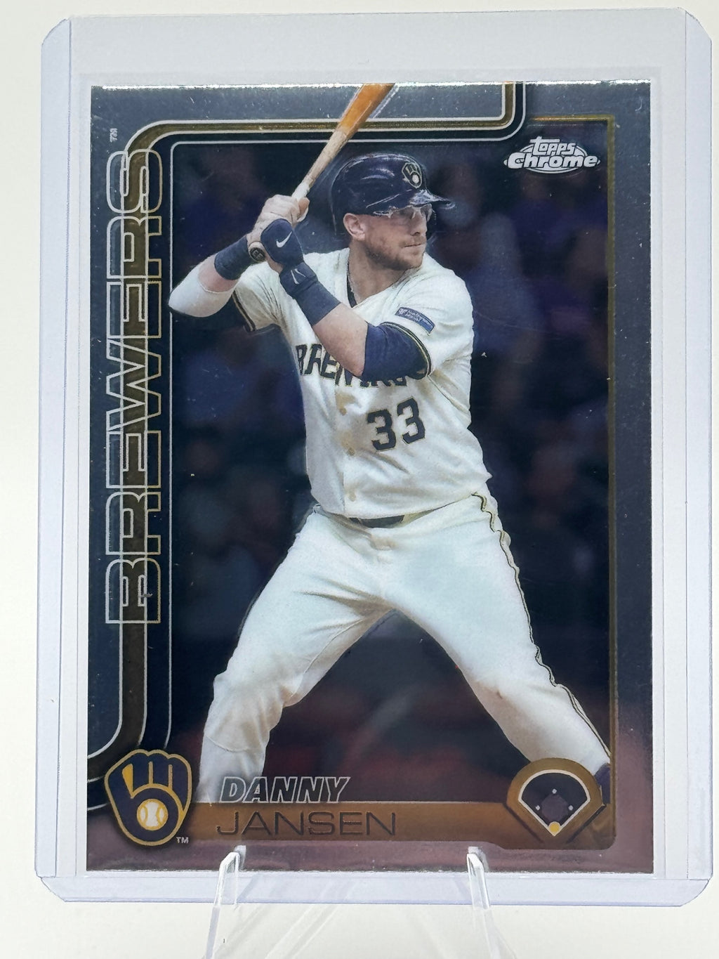 2025 Topps Chrome Update Danny Jansen #USC122 Milwaukee Brewers Near Mint
