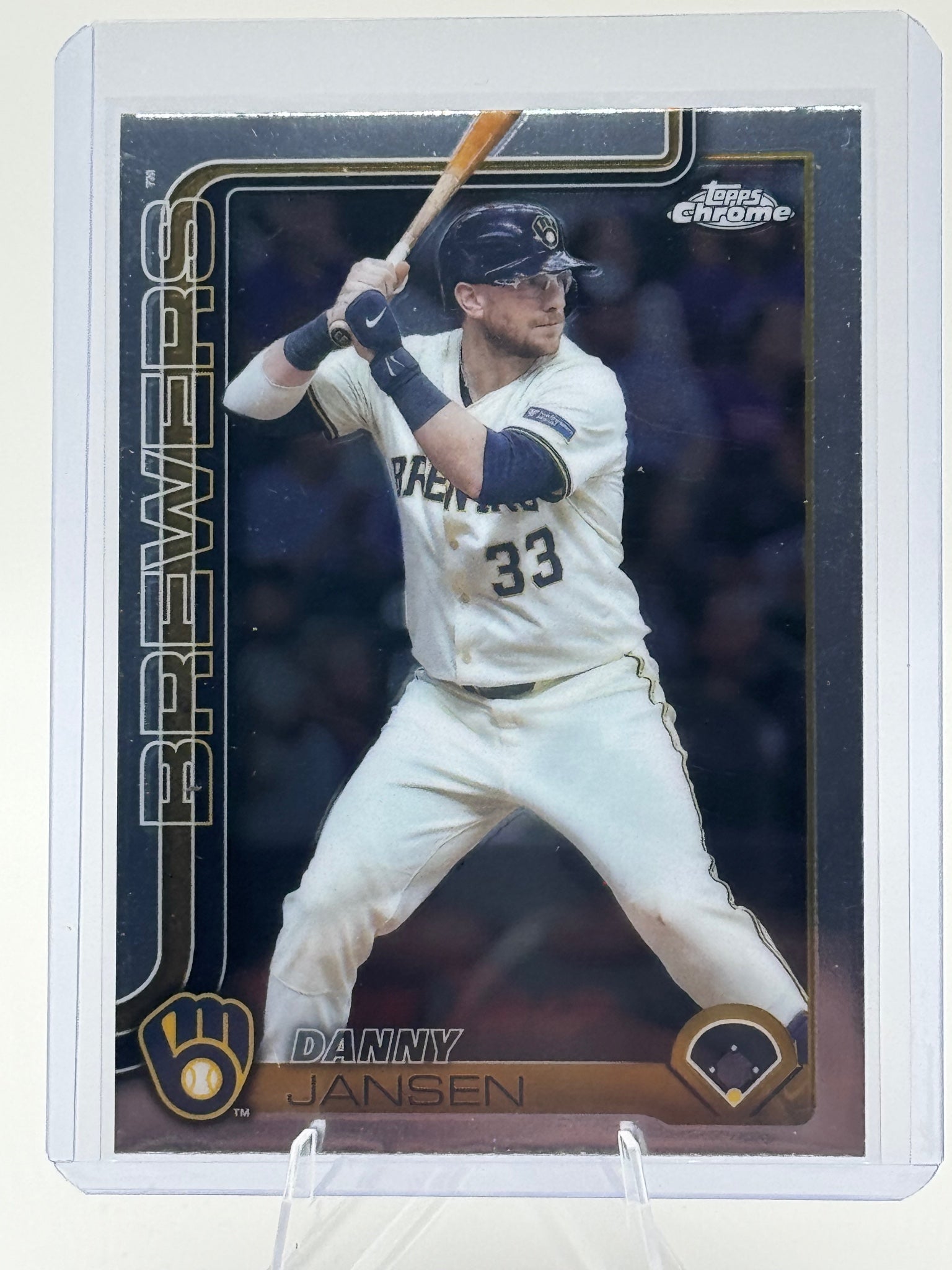 2025 Topps Chrome Update Danny Jansen #USC122 Milwaukee Brewers Near Mint