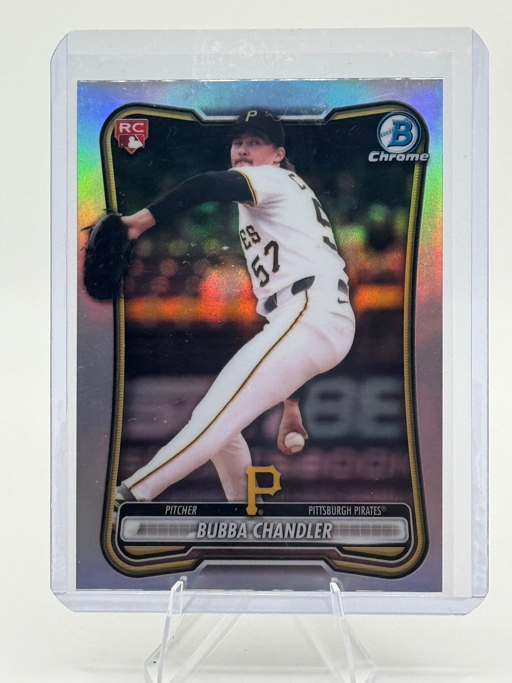 2026 Bowman Bubba Chandler #83 Rookie Red RC Logo Pittsburgh Pirates Near Mint