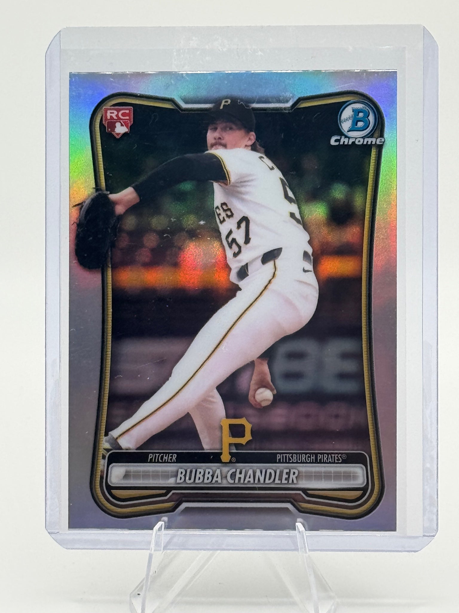 2026 Bowman Bubba Chandler #83 Rookie Red RC Logo Pittsburgh Pirates Near Mint