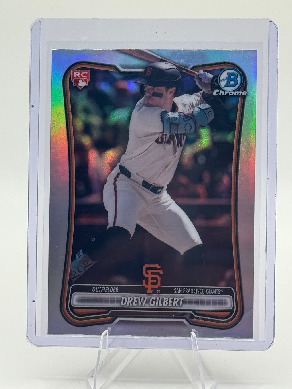 2026 Bowman Drew Gilbert #40 Rookie Red RC Logo San Francisco Giants Near Mint