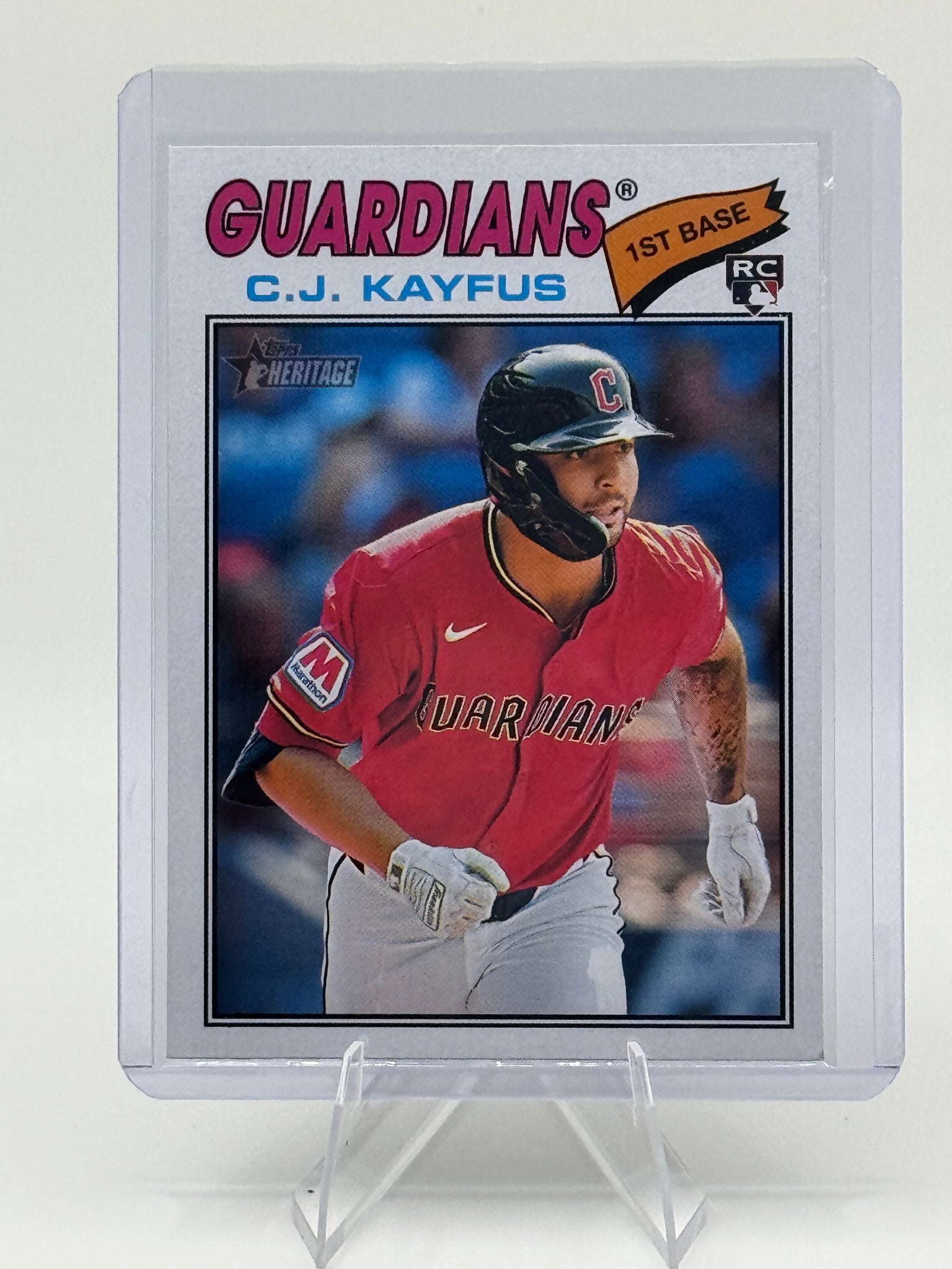 2026 Topps Heritage C.J. Kayfus #364 Chrome Refractors Cleveland Guardians NM