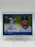 2025 Topps Chrome Platinum Leo Jiménez #CPA-LJ Autograph Blue Jays NM