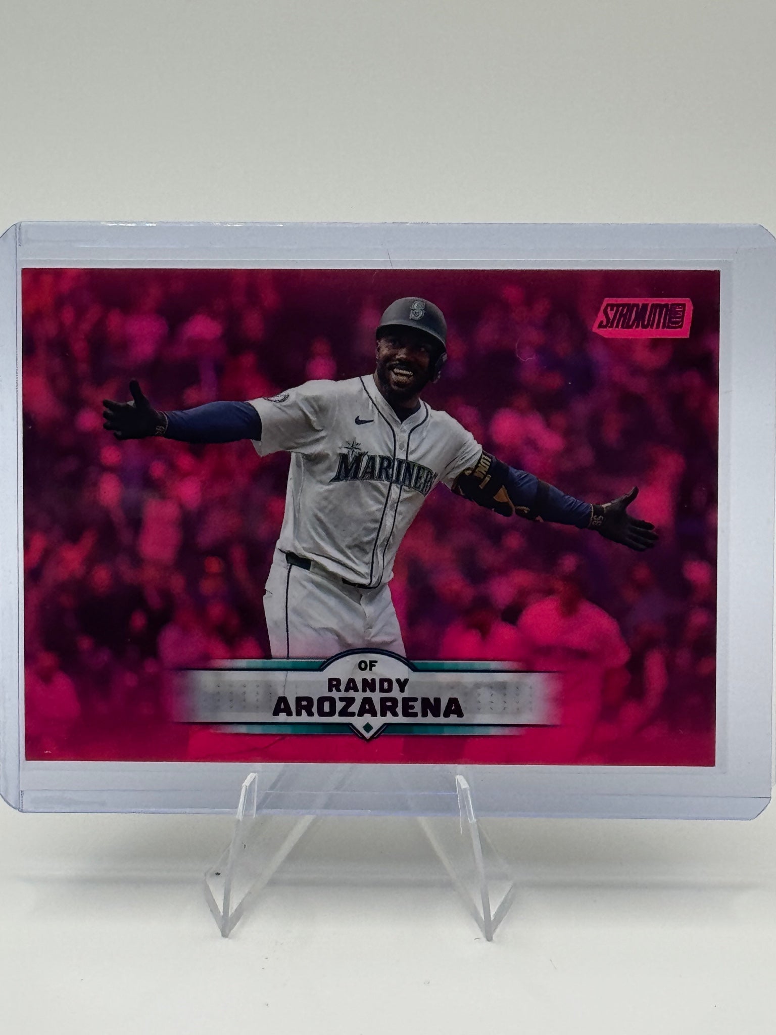 2025 Stadium Club Randy Arozarena #170 Pink Foil Seattle Mariners Near Mint