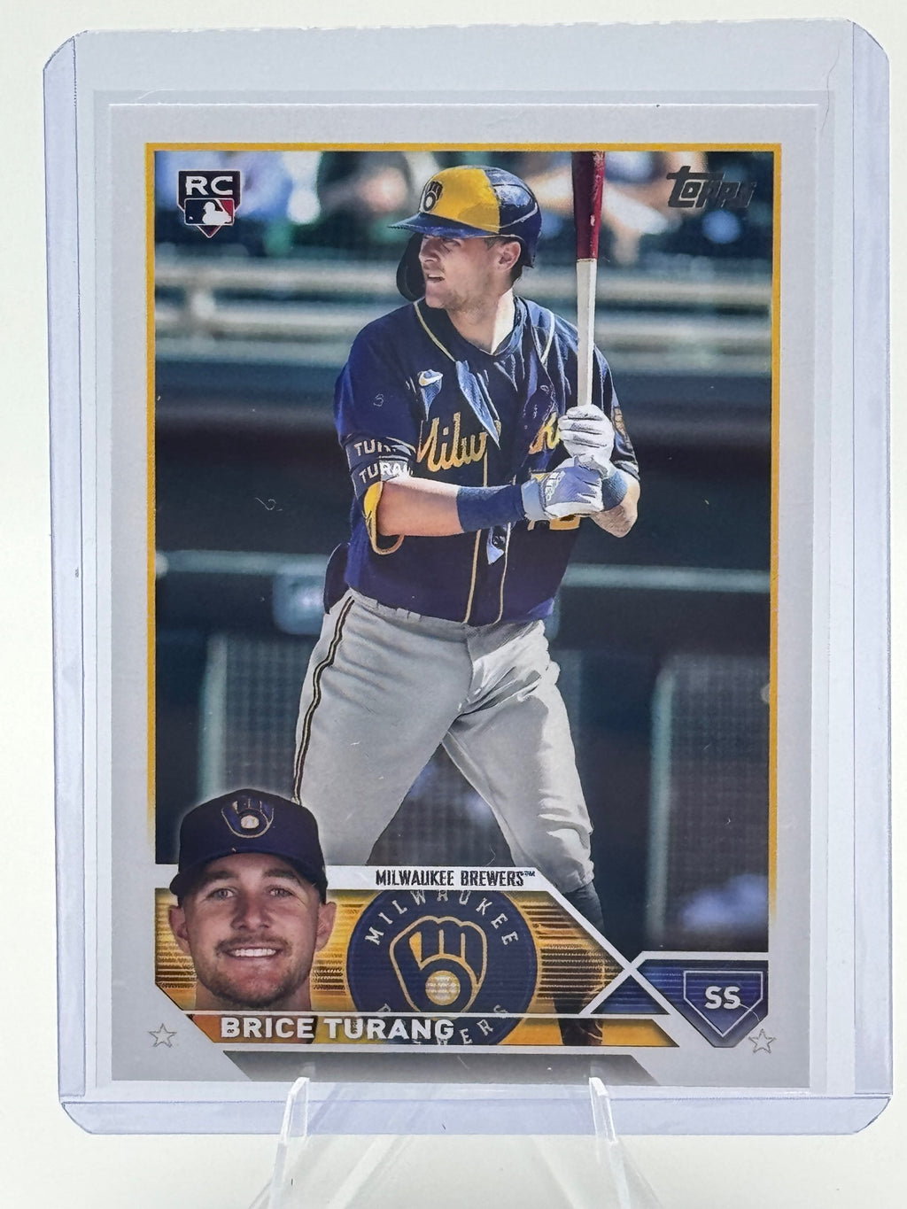 2023 Topps Brice Turang #530 Milwaukee Brewers Near Mint or Better