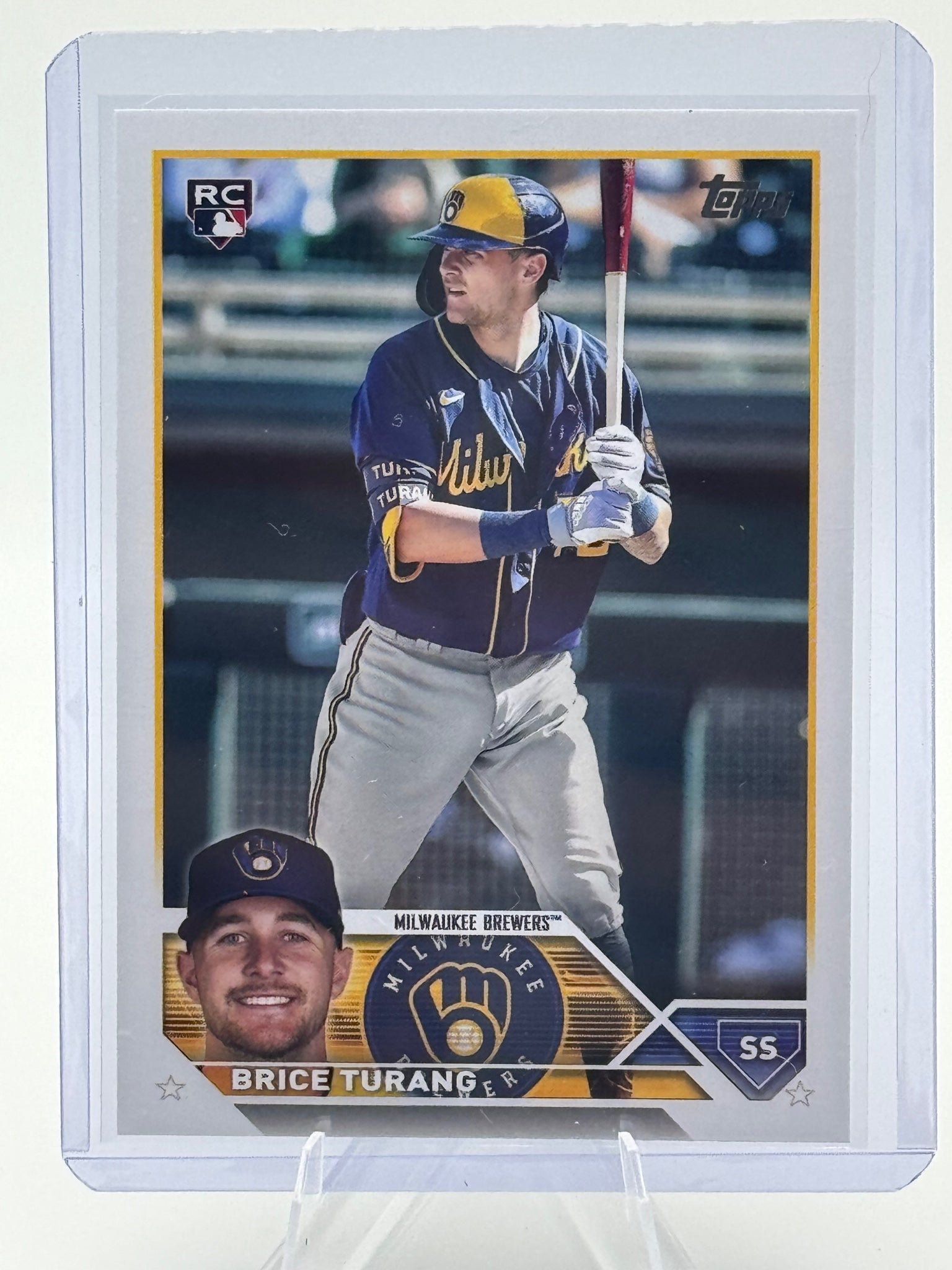 2023 Topps Brice Turang #530 Milwaukee Brewers Near Mint or Better