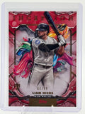 2025 Topps Inception Liam Hicks #81 Red Miami Marlins Near Mint or Better