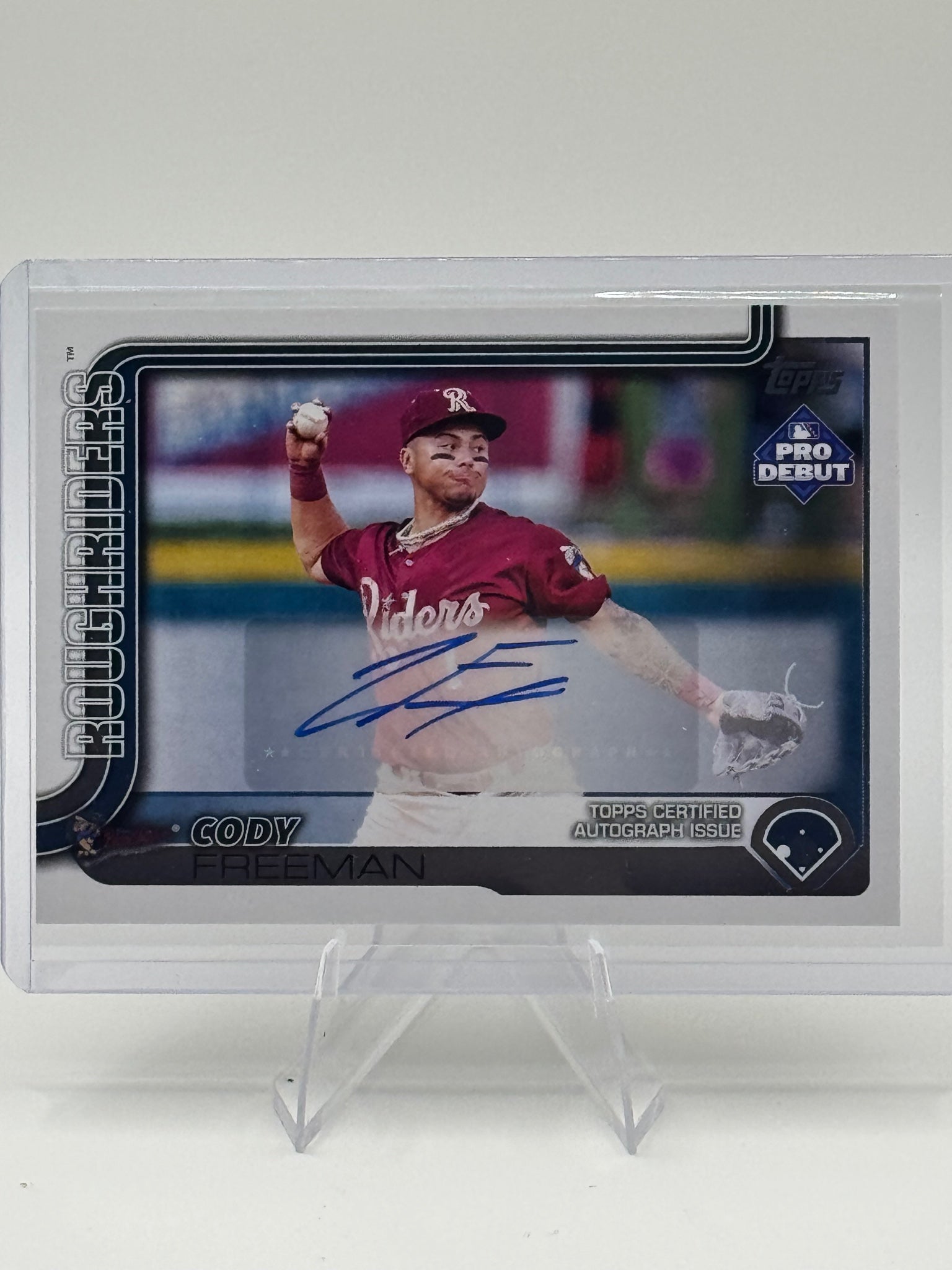 2025 Topps Pro Debut Cody Freeman #PD-97 Base Autographs Texas Rangers Near Mint