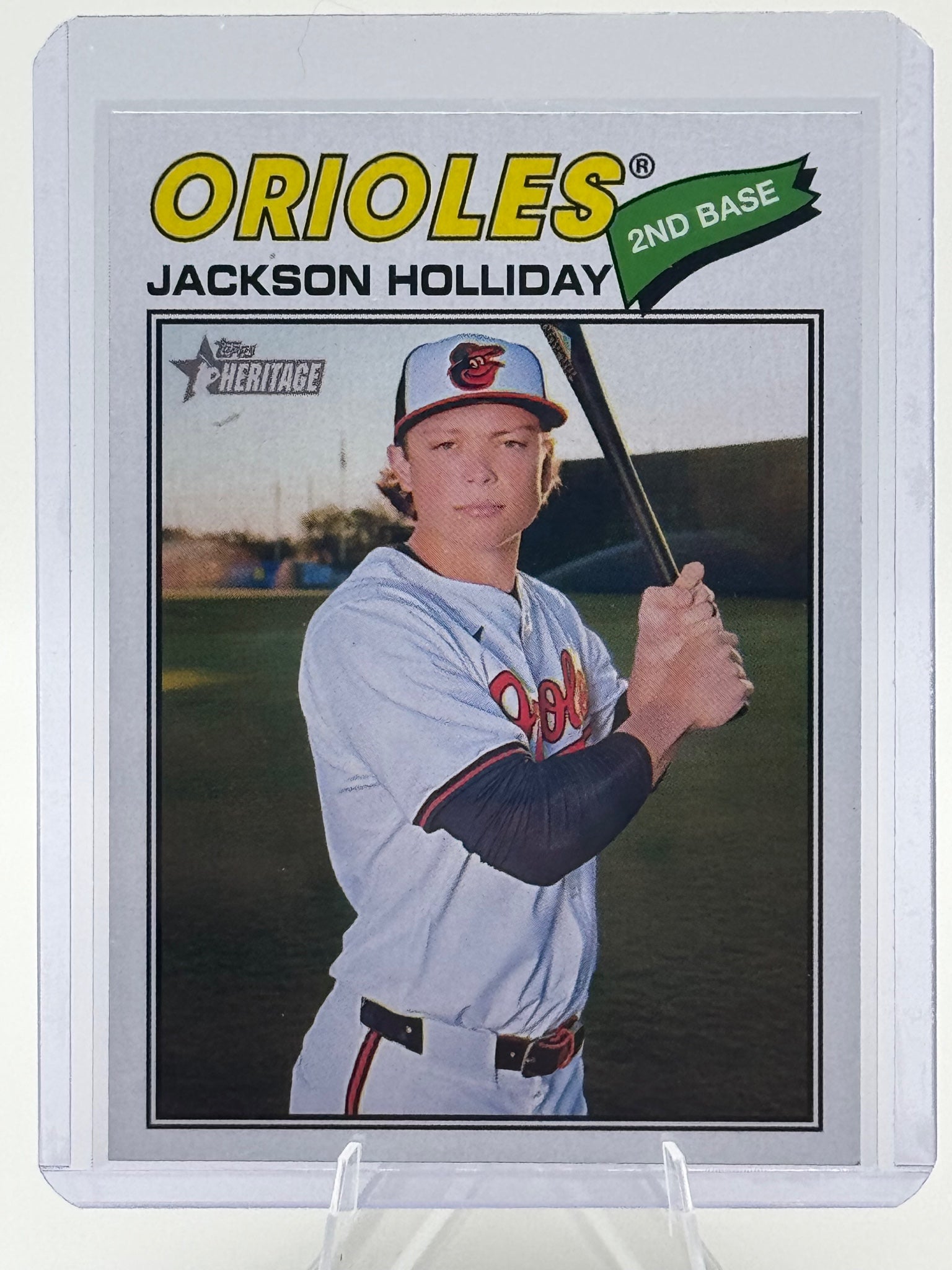 2026 Topps Heritage Jackson Holliday #218 Baltimore Orioles Near Mint or Better