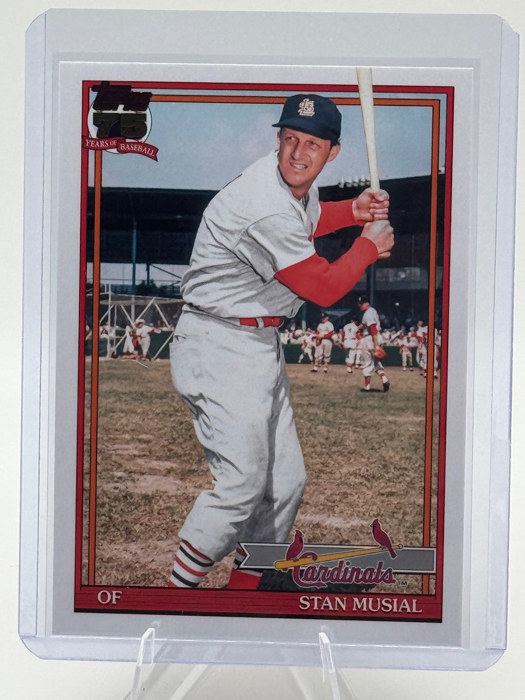 2026 Topps Stan Musial #91B2-34 1991 St. Louis Cardinals Near Mint