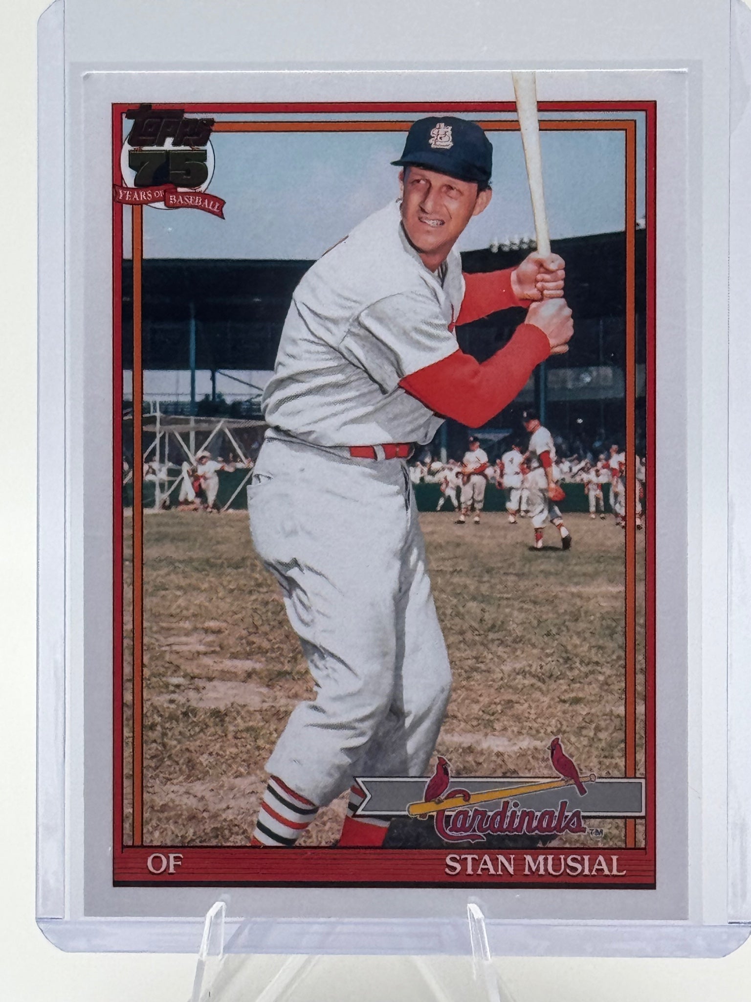2026 Topps Stan Musial #91B2-34 1991 St. Louis Cardinals Near Mint
