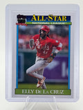 2026 Topps Elly De La Cruz #91AS-17 1991 Cincinnati Reds Near Mint