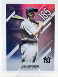 2026 Topps Lou Gehrig #CN-7 Crooked Numbers New York Yankees Near Mint