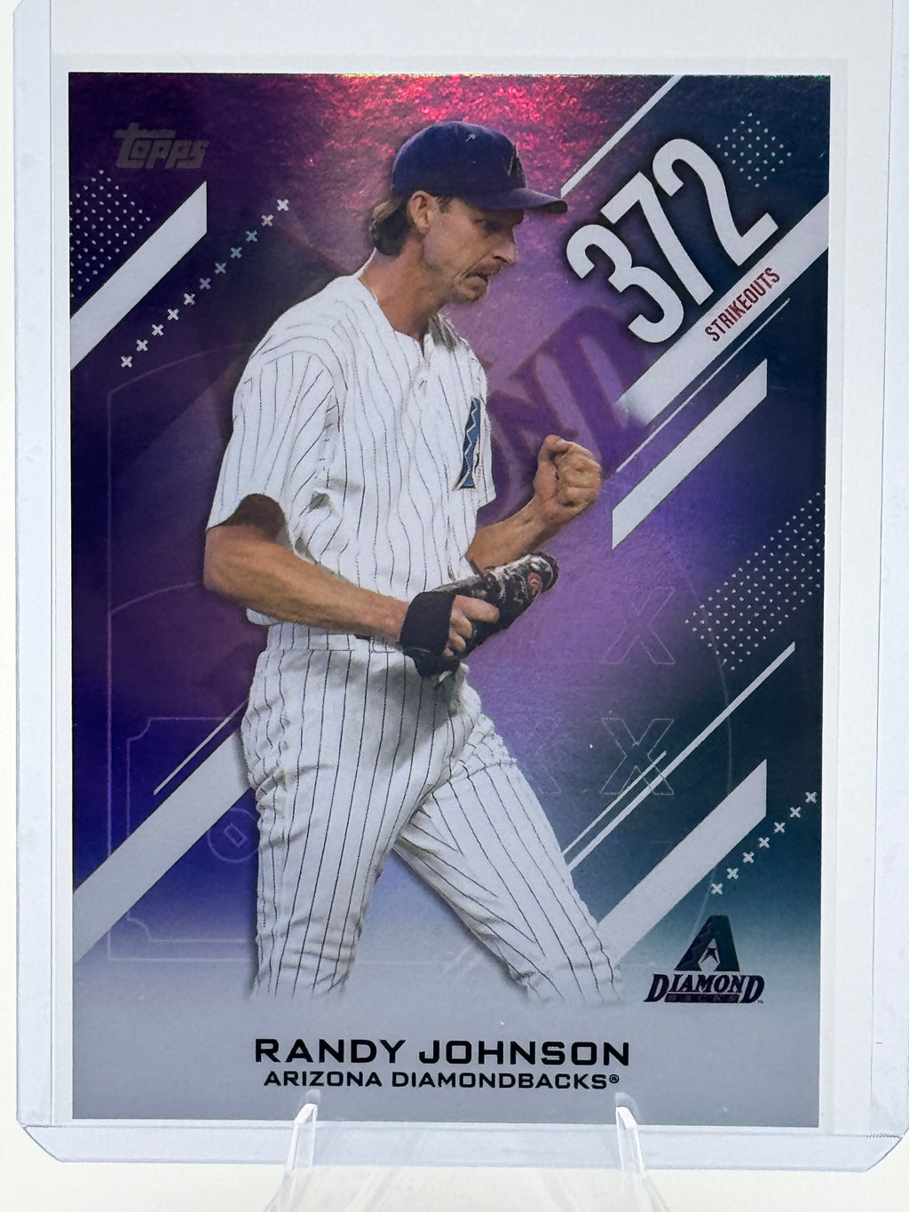 2026 Topps Randy Johnson #CN-16 Crooked Numbers Arizona Diamondbacks Near Mint
