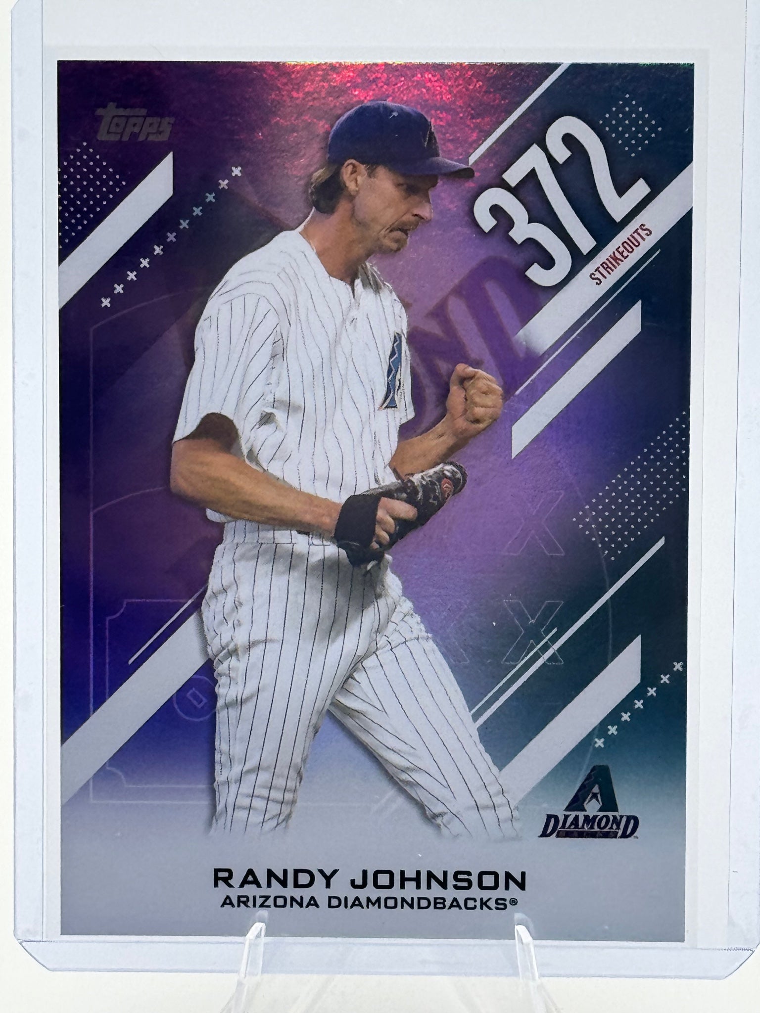 2026 Topps Randy Johnson #CN-16 Crooked Numbers Arizona Diamondbacks Near Mint