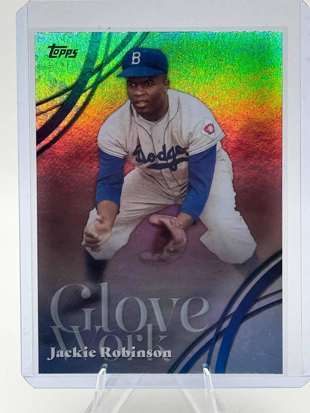 2026 Topps Jackie Robinson #GW-61 Glove Work Dodgers NM