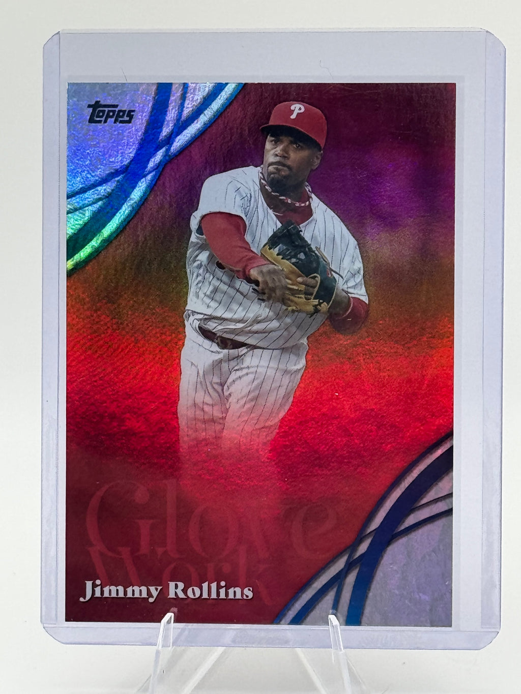 2026 Topps Jimmy Rollins #GW-5 Glove Work Philadelphia Phillies Near Mint