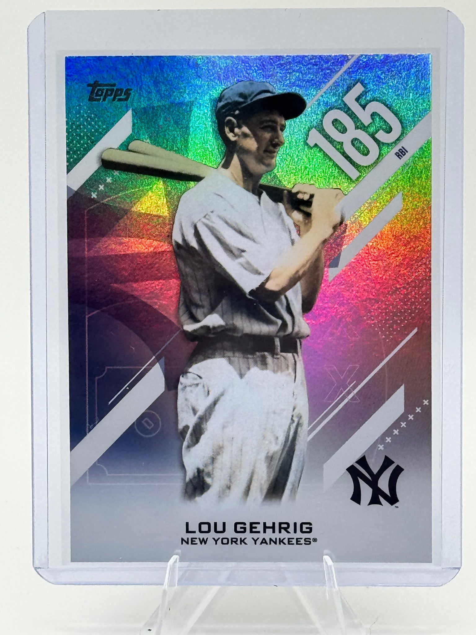 2026 Topps Lou Gehrig #CN-7 Crooked Numbers New York Yankees Near Mint