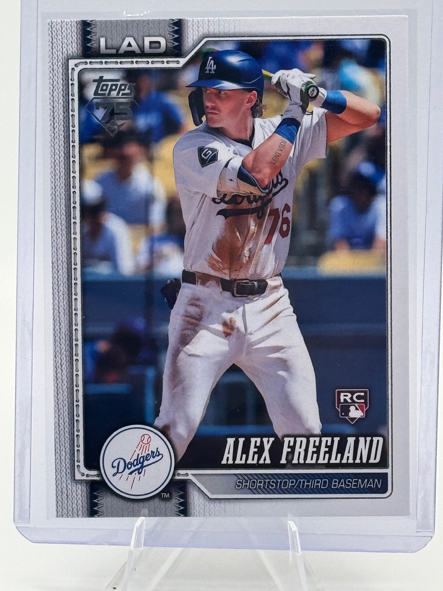 2026 Topps Alex Freeland #74 Los Angeles Dodgers Near Mint or Better