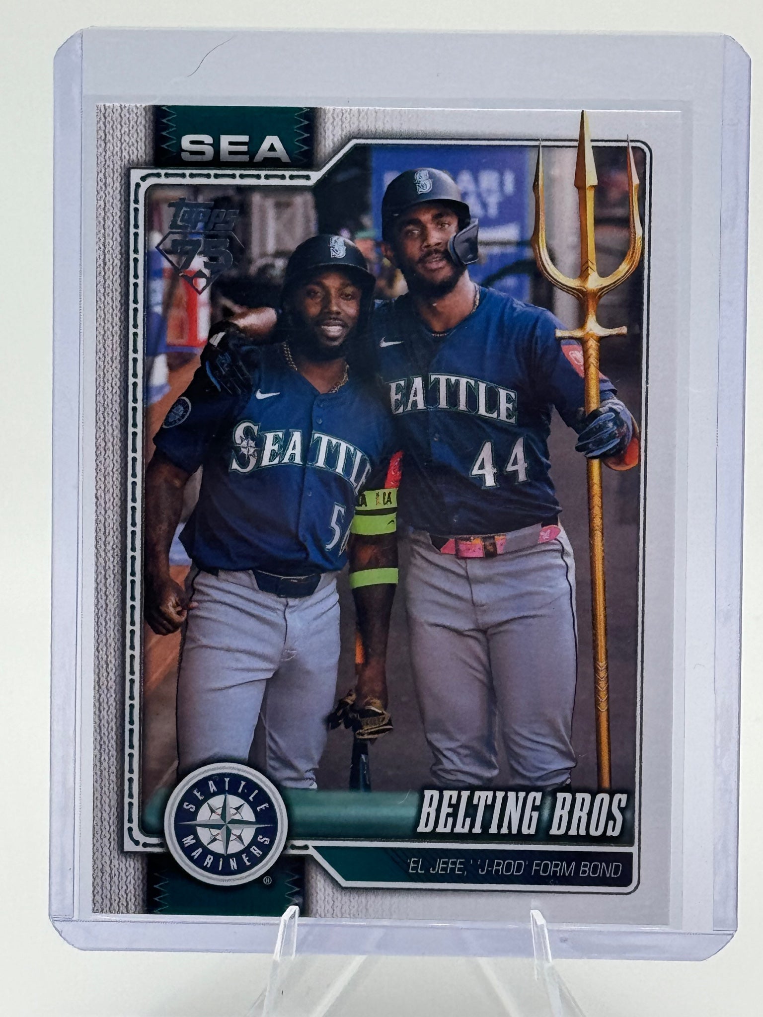 2026 Topps Belting Bros Randy Arozarena Julio Rodriguez #369 Seattle Mariners NM