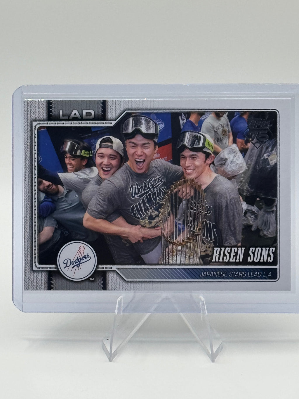 2026 Topps Risen Sons #642 Ohtani Sasaki Yamamoto Los Angeles Dodgers NM
