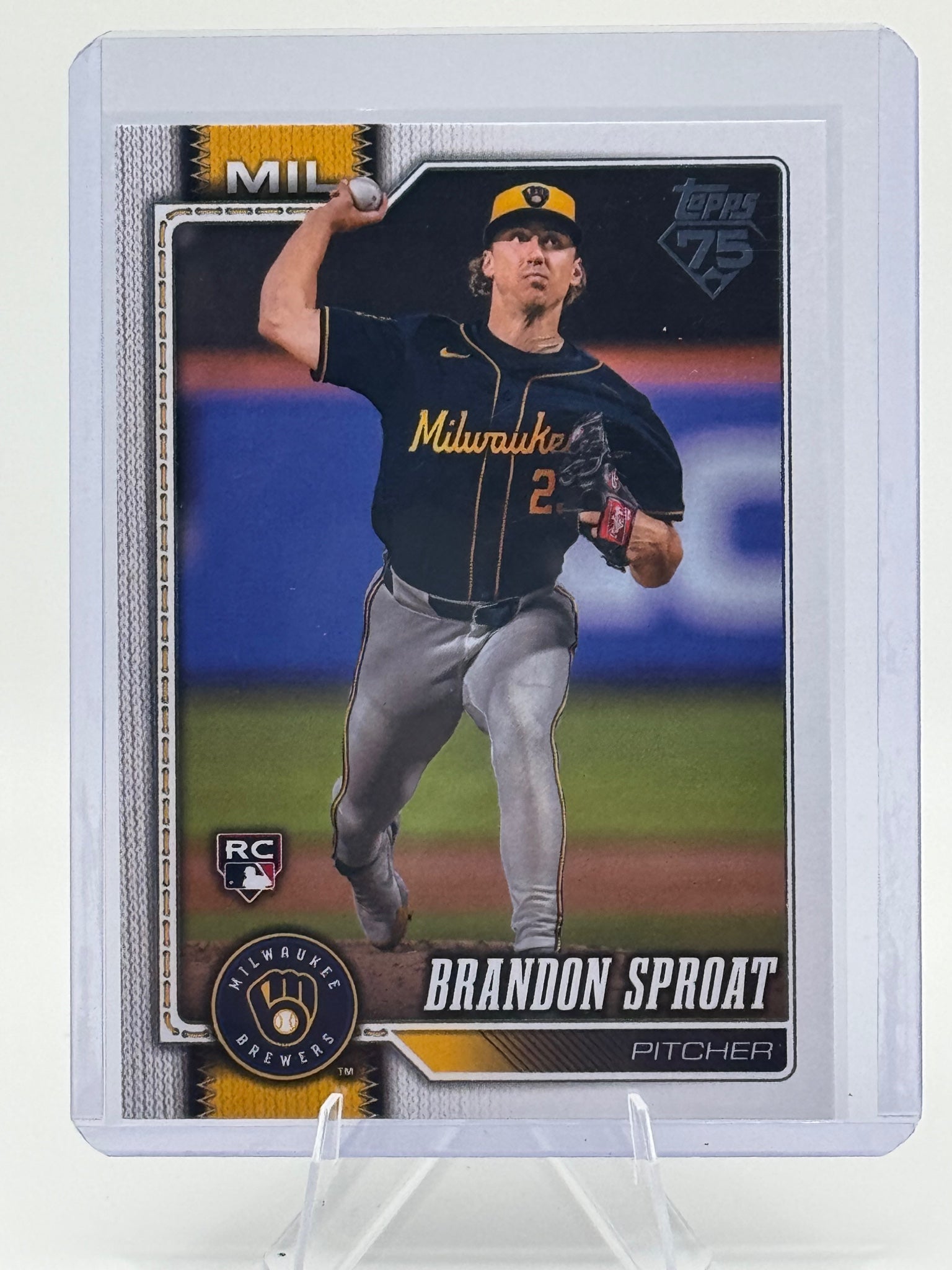 2026 Topps Brandon Sproat #534 Milwaukee Brewers Near Mint or Better