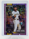 2026 Topps Abner Uribe #651 Pink Holo Foil Milwaukee Brewers Near Mint or Better