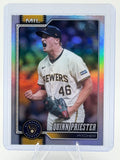 2026 Topps Quinn Priester #684 Rainbow Foil Milwaukee Brewers Near Mint