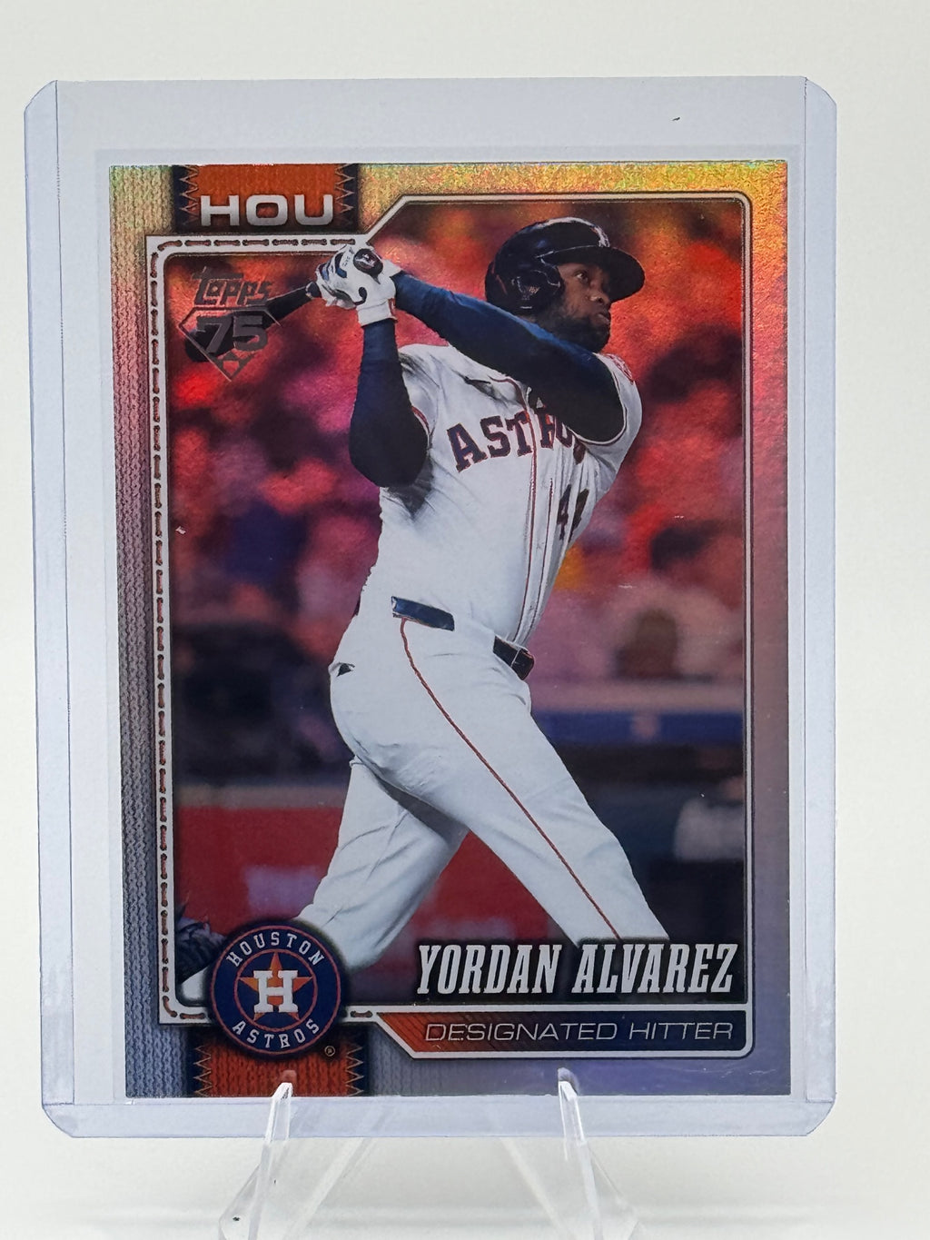 2026 Topps Yordan Alvarez #468 Rainbow Foil Houston Astros Near Mint or Better
